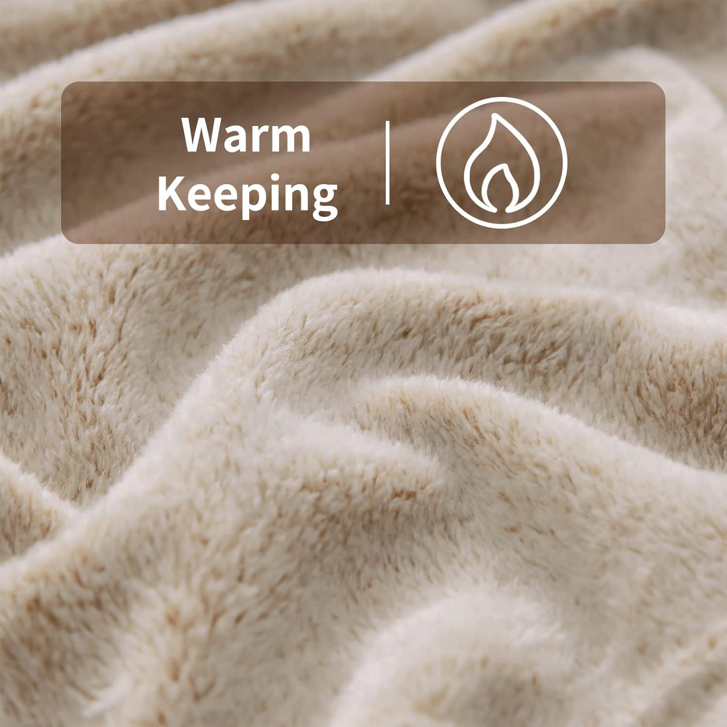 Manta de felpa 3D FY FIBER HOUSE Leopardo Marrón 127x152cm