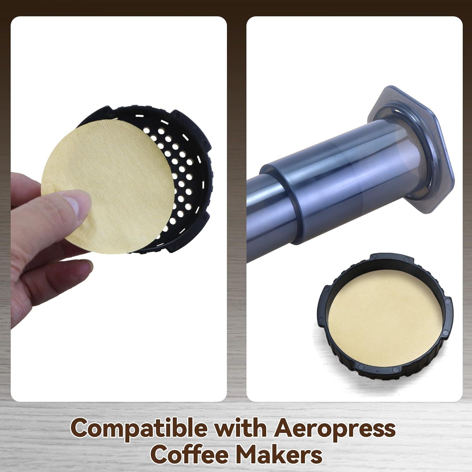 Filtros de Café Desechables Brikinte 1000 Pcs Papel 32.9x14.6 cm