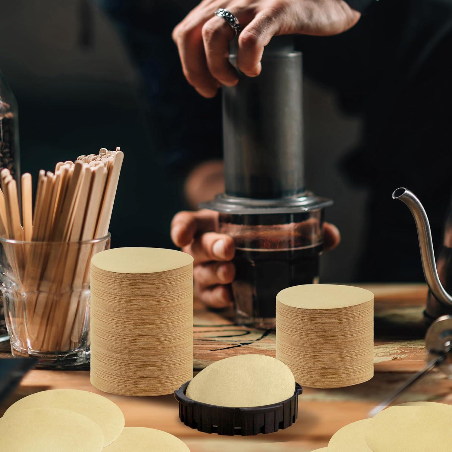 Filtros de Café Desechables Brikinte 1000 Pcs Papel 32.9x14.6 cm