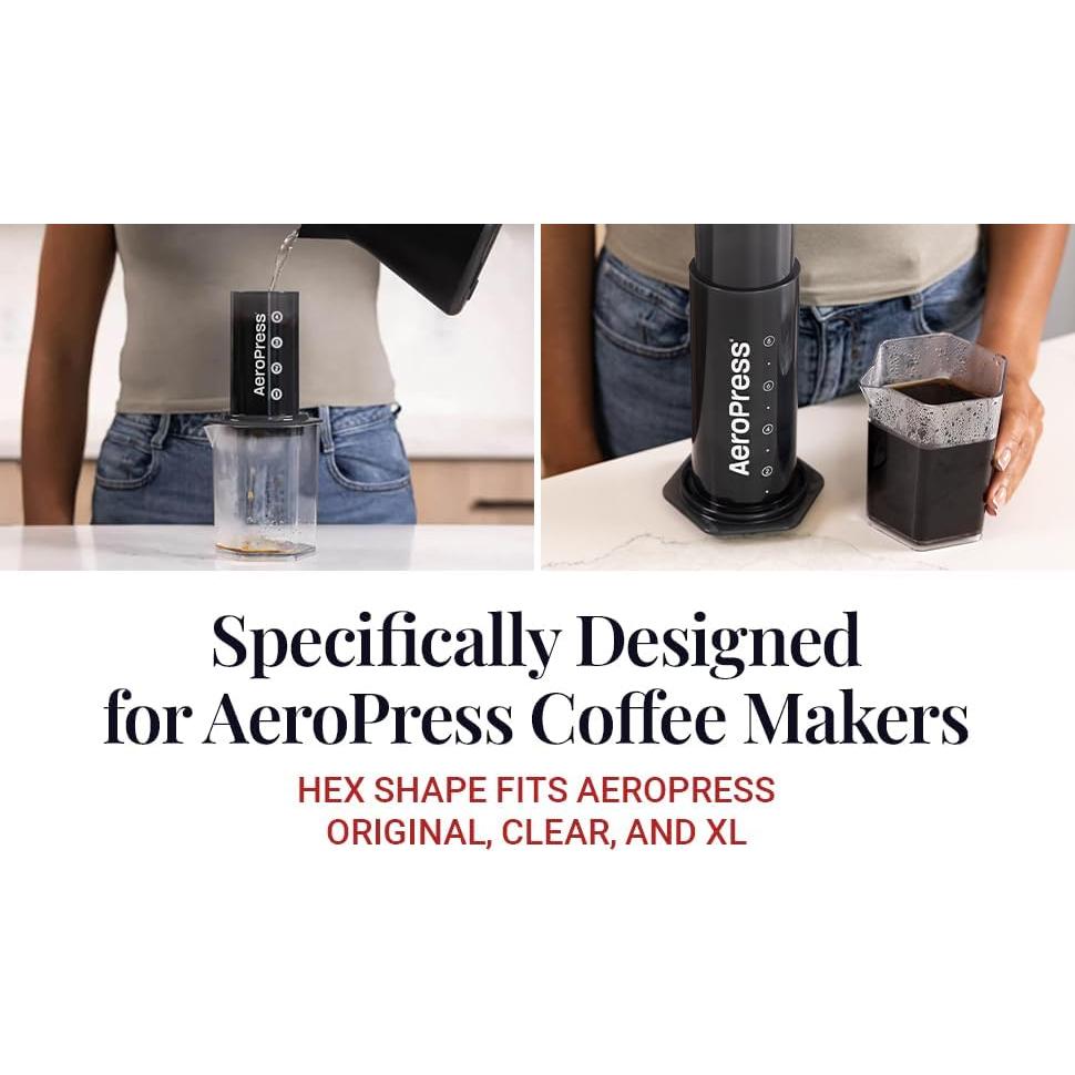 Jarra AeroPress 600 ml, resistente a roturas, ideal para viajes