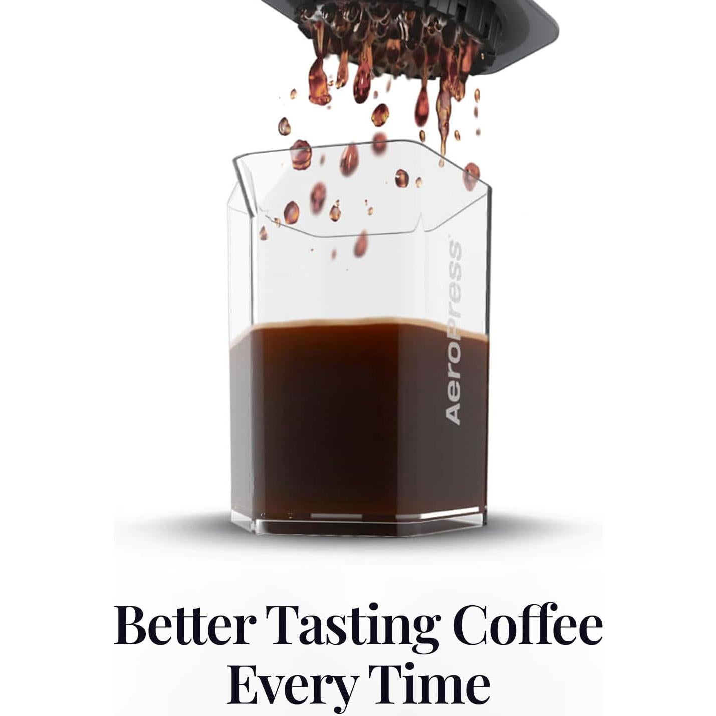 Jarra AeroPress 600 ml, resistente a roturas, ideal para viajes