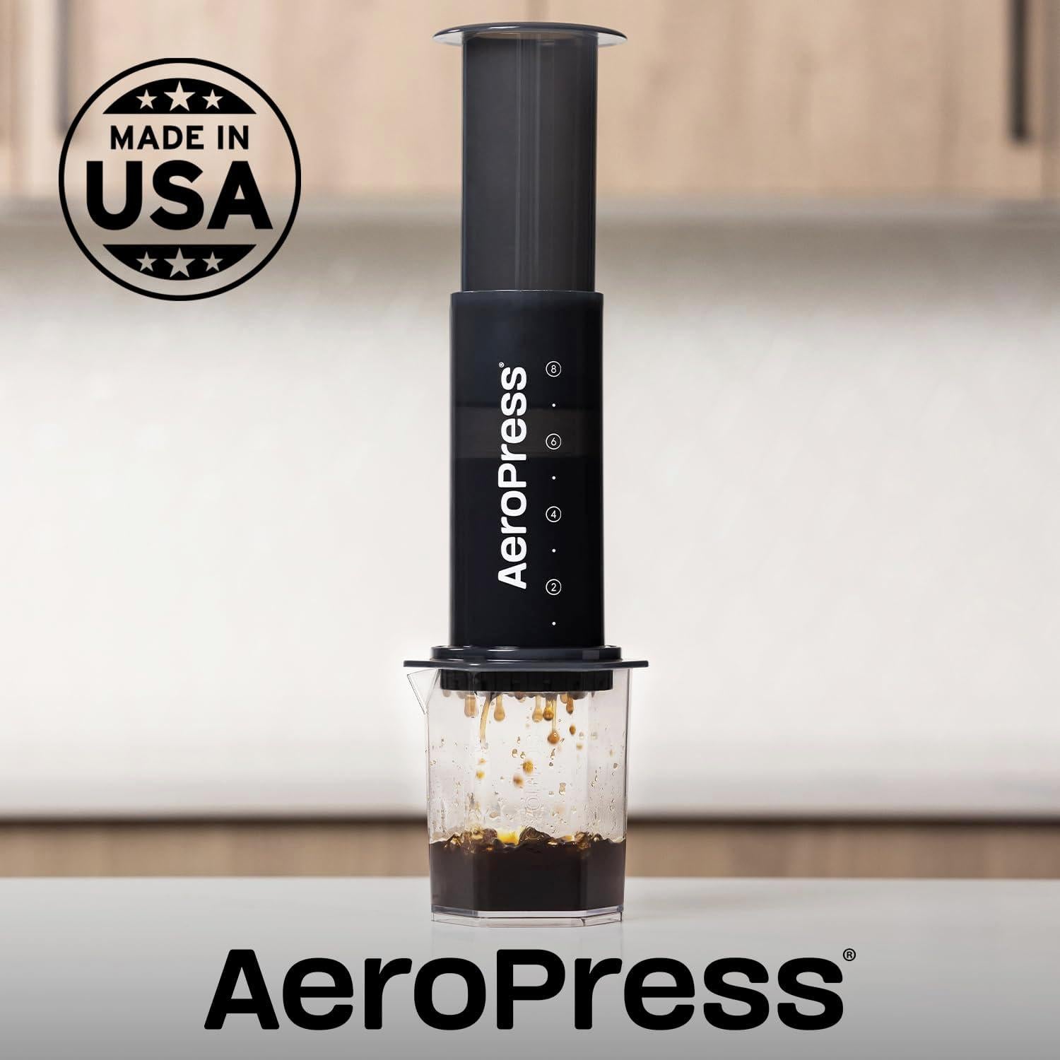 Jarra AeroPress 600 ml, resistente a roturas, ideal para viajes