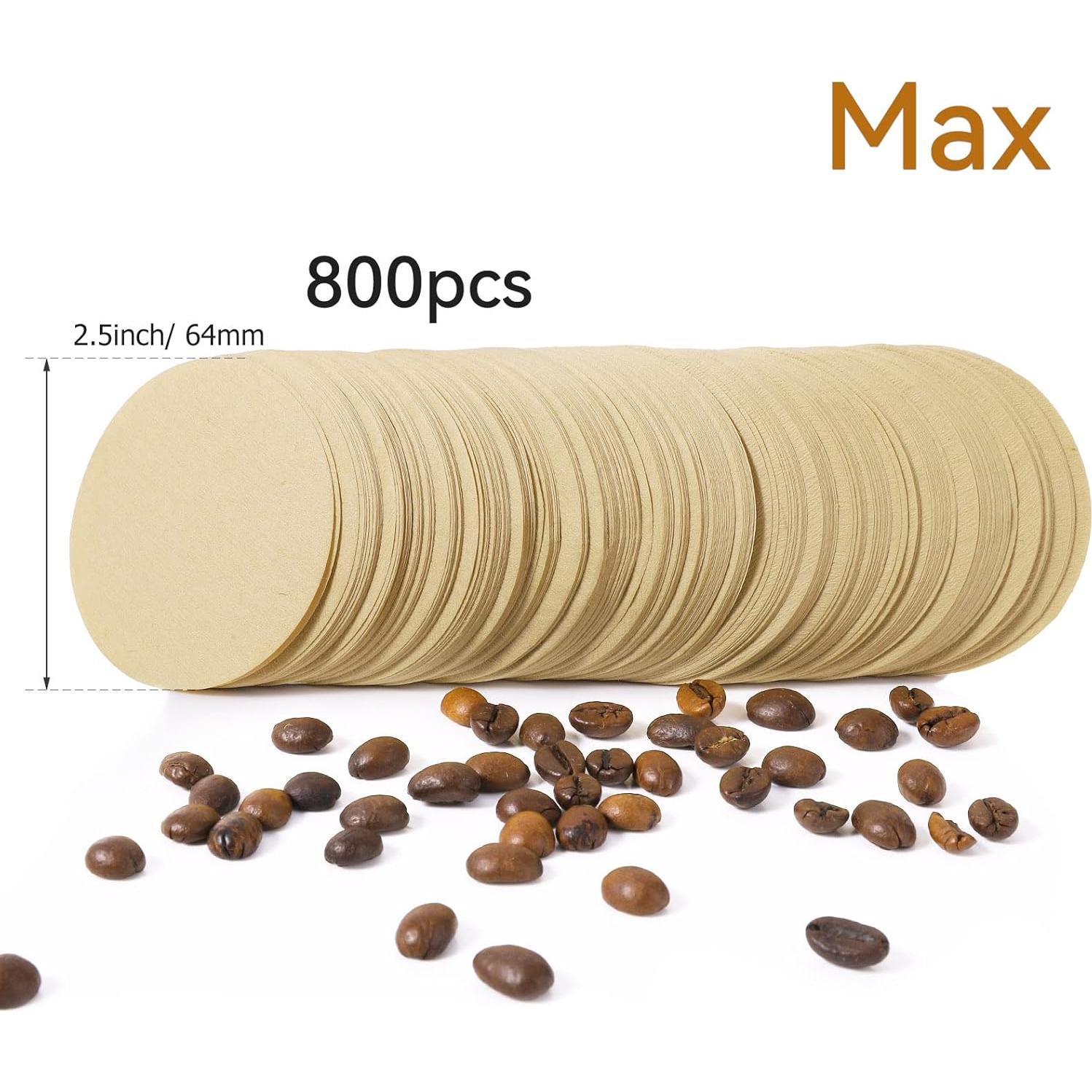 Filtros de Papel para Café Laicky 800 Piezas Sin Blanquear