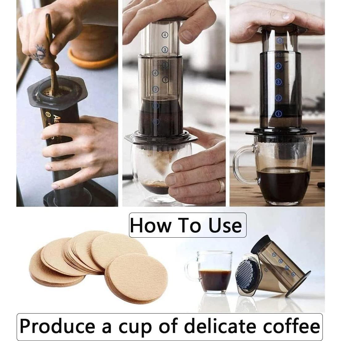 Filtros de Papel para Café Laicky 800 Piezas Sin Blanquear