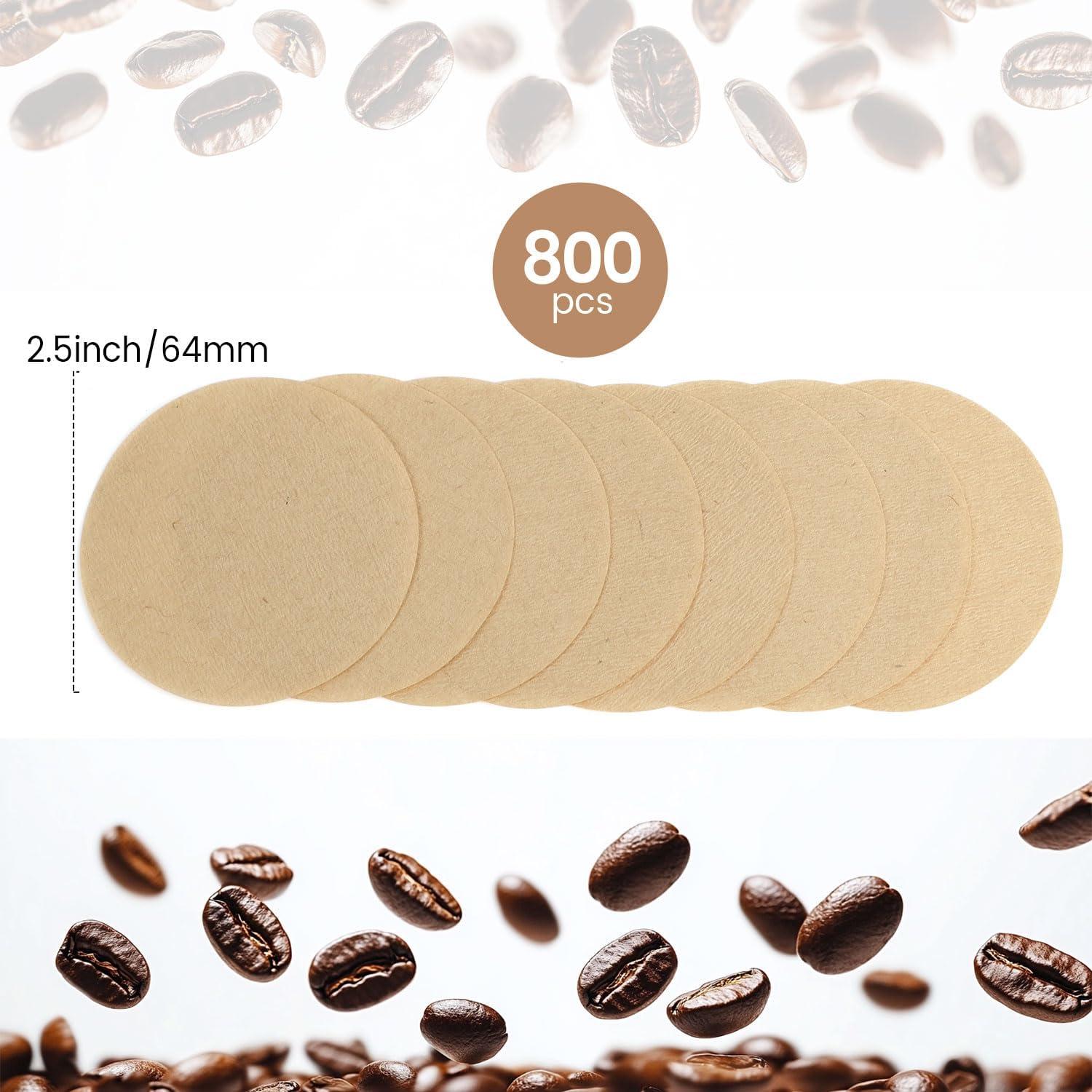 Filtros de Papel para Café Clinuse 800 Unidades 64 mm