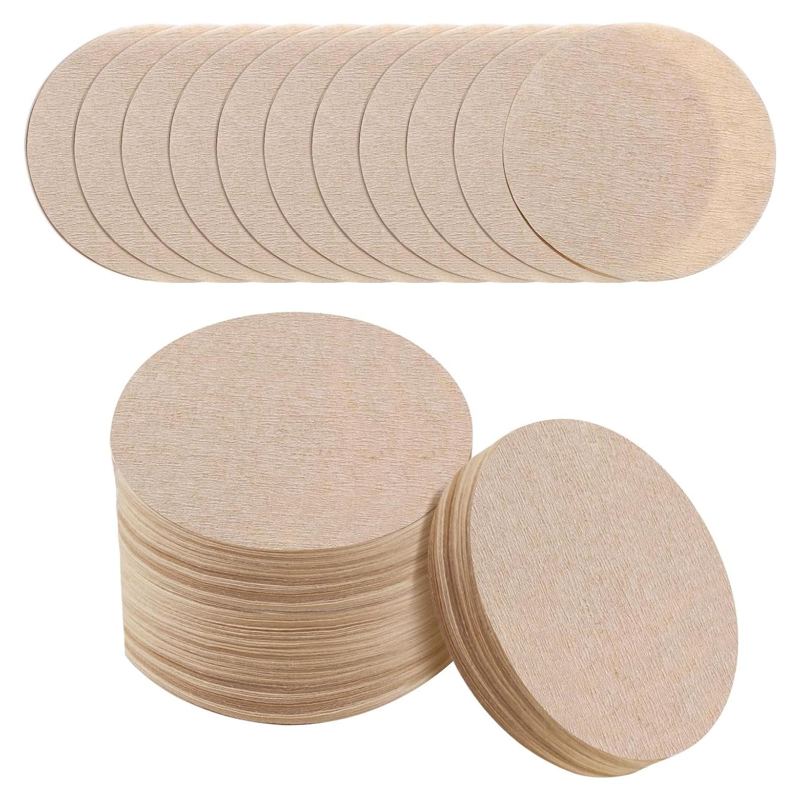 Filtros de Café Desechables Prudiut 600 Pcs 64mm Sin Blanquear