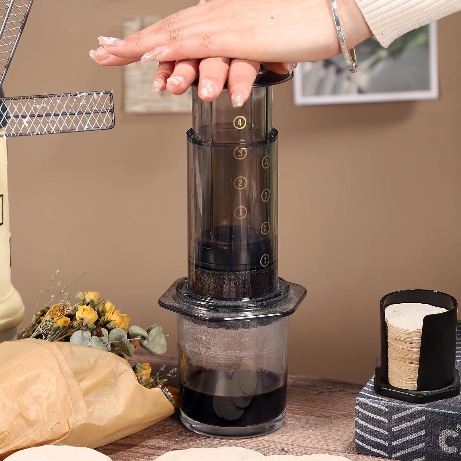 Filtros de Café Desechables Prudiut 600 Pcs 64mm Sin Blanquear