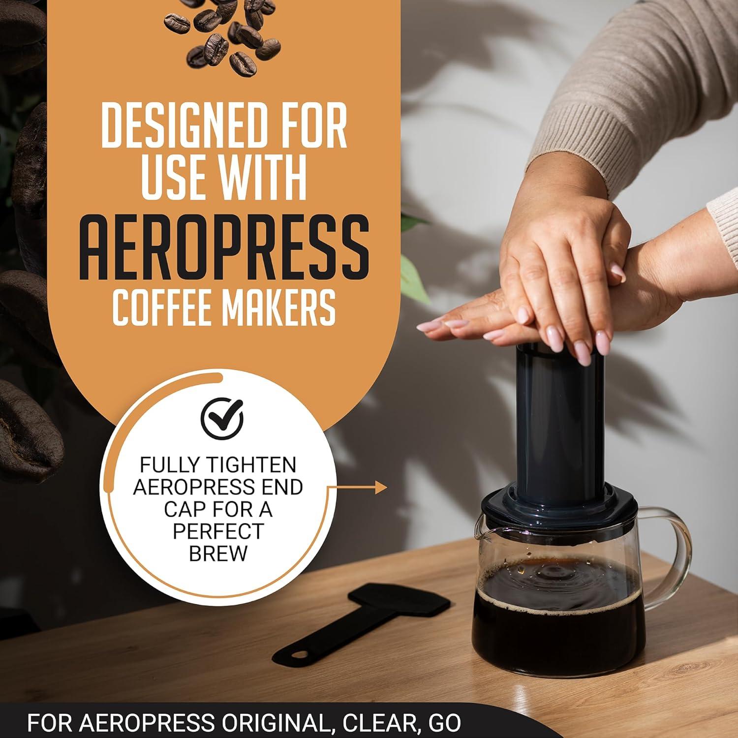 Filtro Metálico Reutilizable HEXNUB para AeroPress - Paquete de 3