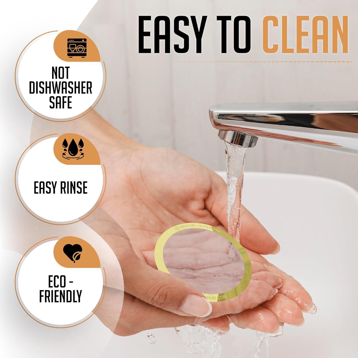 Filtro Metálico Reutilizable HEXNUB para AeroPress - Paquete de 3