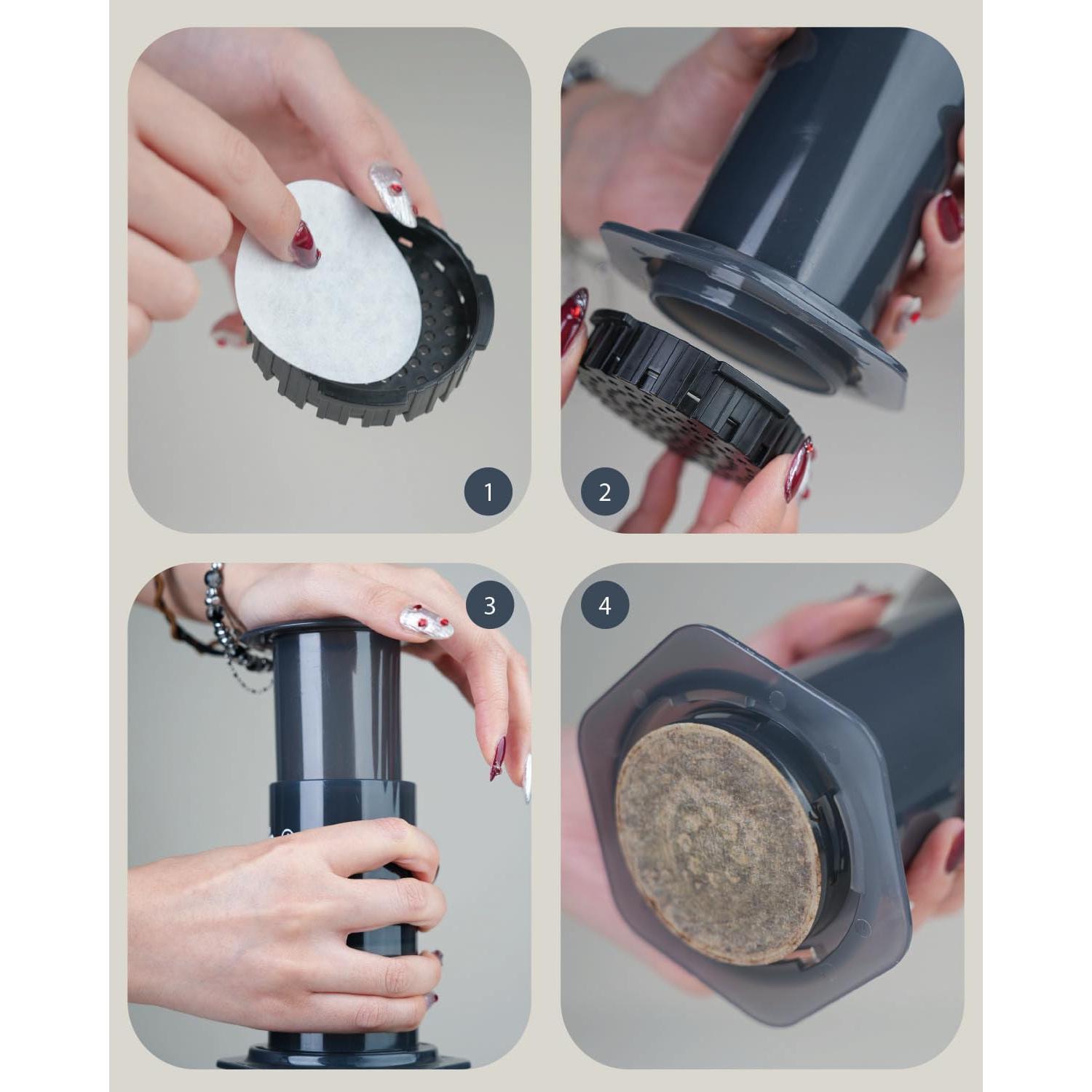 Filtros de papel desechables Bake Choice 500 unidades 6.35 cm