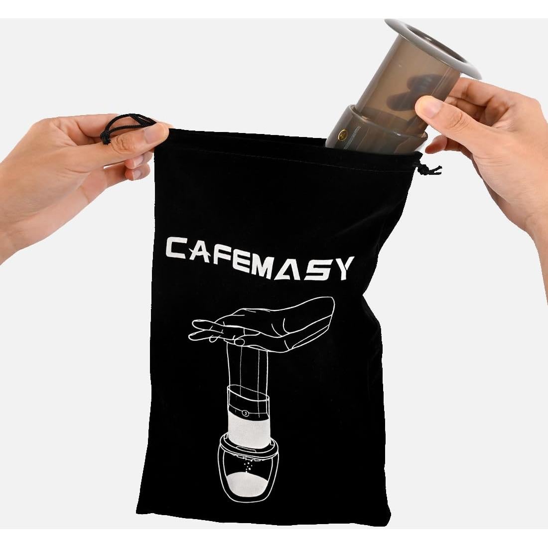 Kit de embudo y bolsa de viaje CAFEMASY para Aeropress