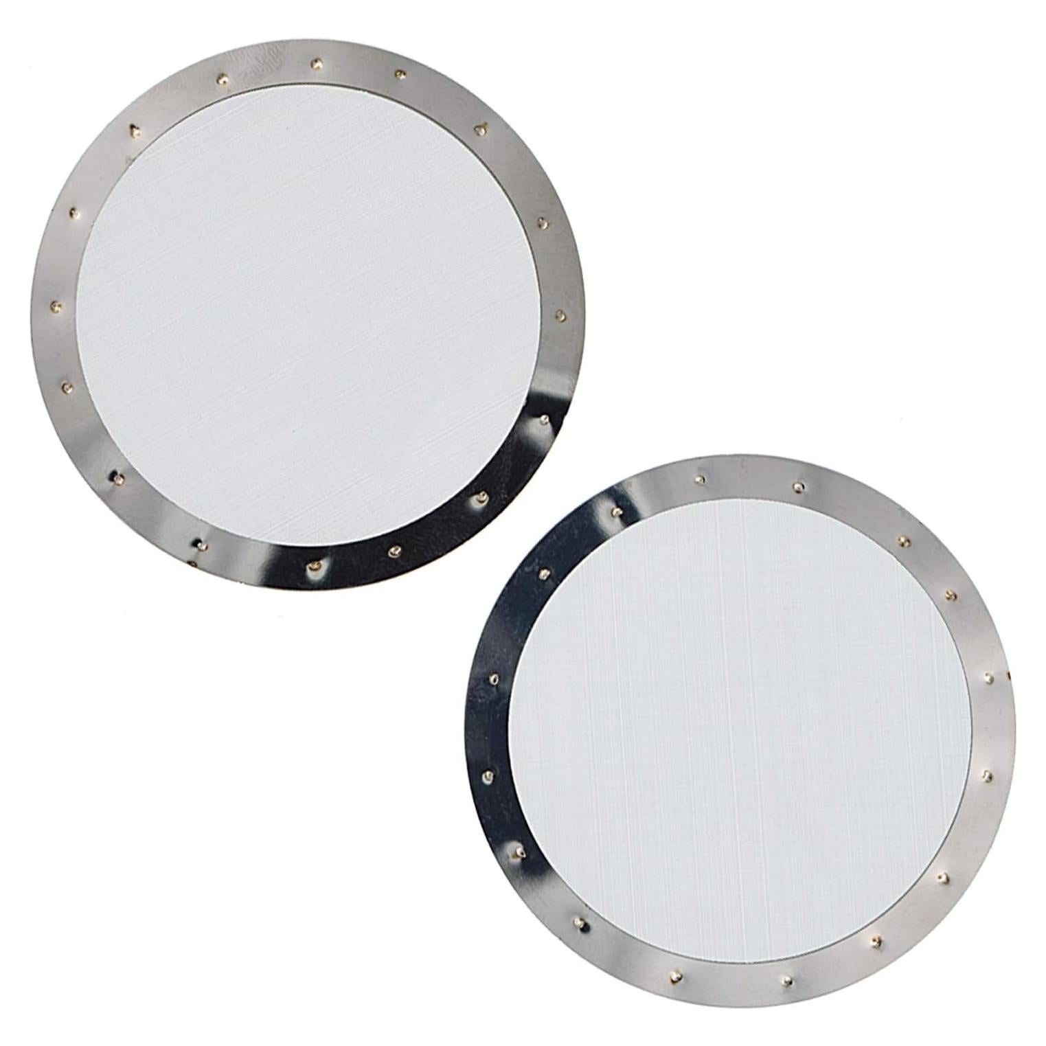 Paquete de 2 Filtros Metálicos Reutilizables TKMOS para AeroPress