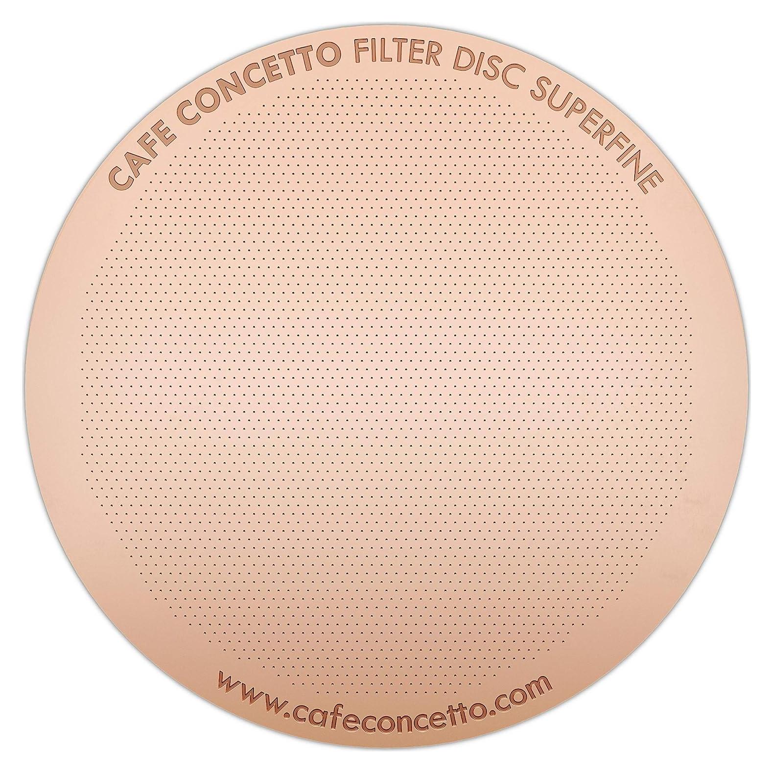 Filtro Reutilizable de Acero Inoxidable CAFE CONCETTO Súper Fino para AeroPress
