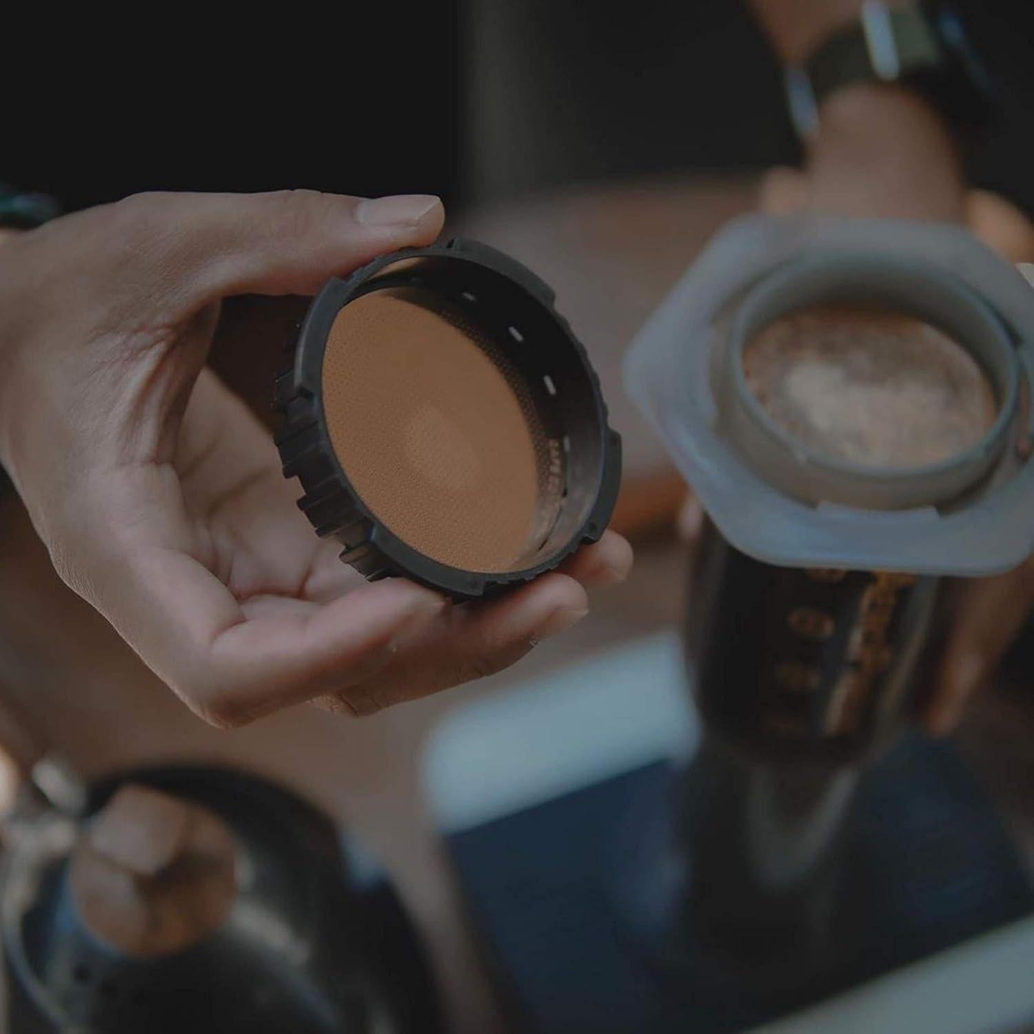 Filtro Reutilizable de Acero Inoxidable CAFE CONCETTO Súper Fino para AeroPress