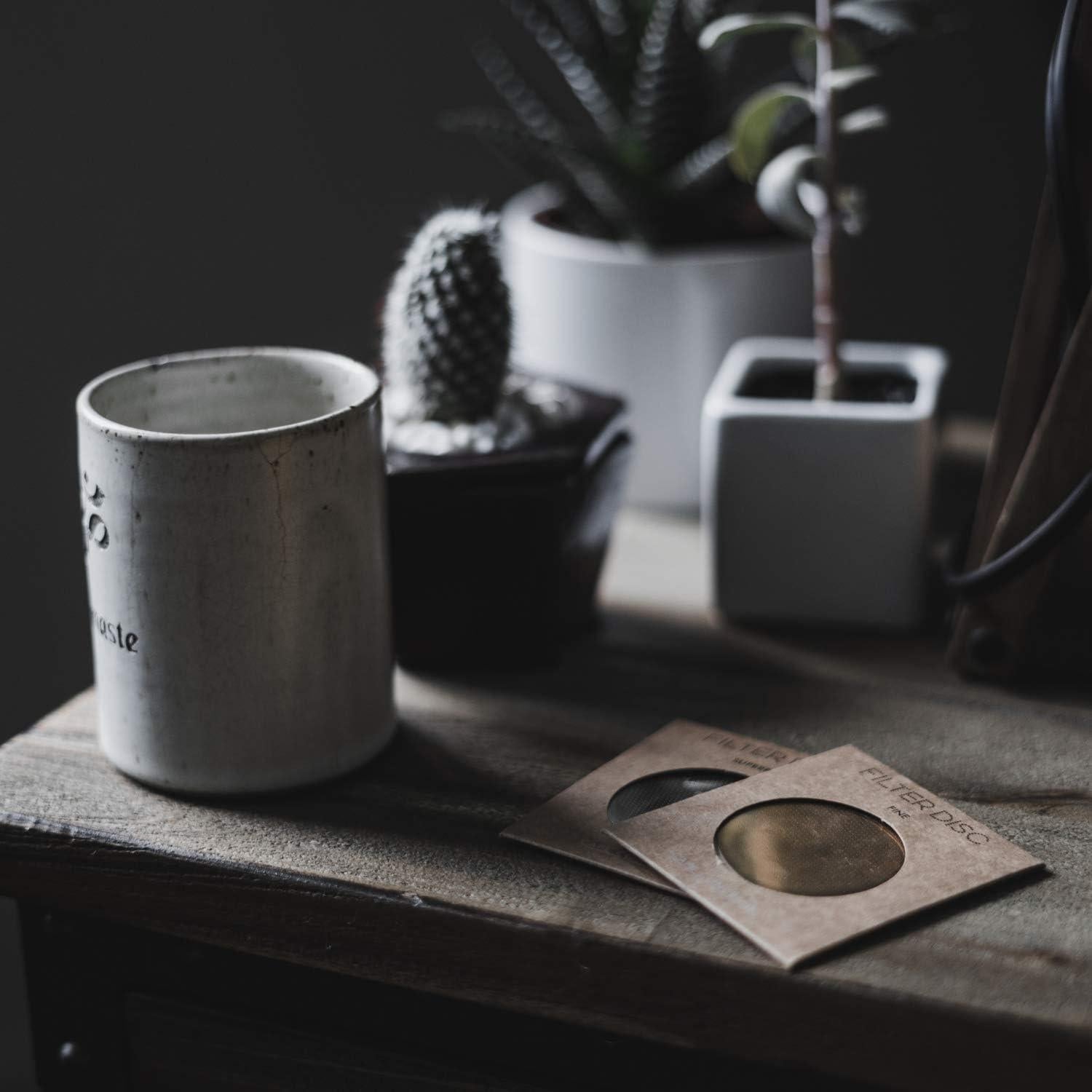 Filtro Reutilizable de Acero Inoxidable CAFE CONCETTO Súper Fino para AeroPress