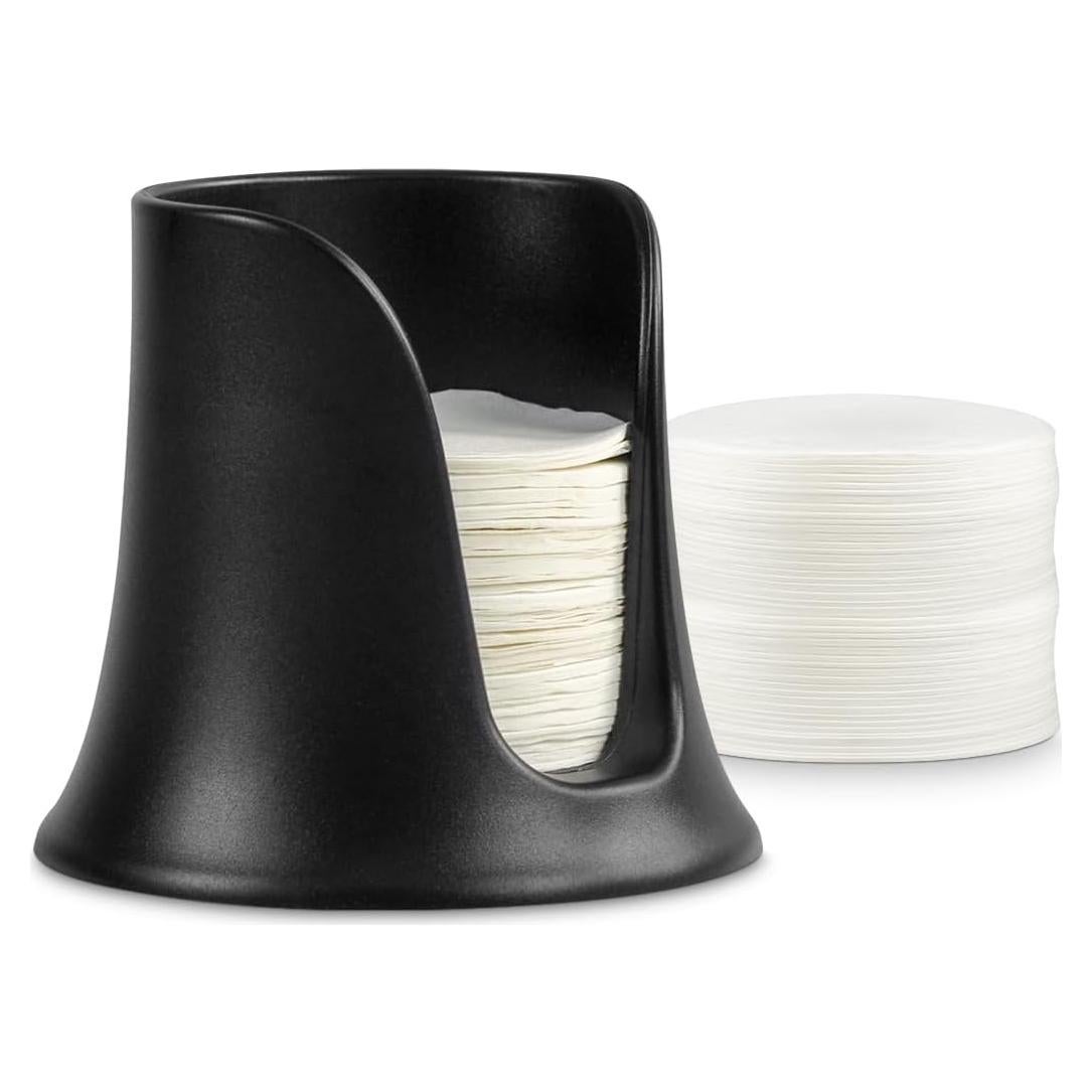 Soporte de Filtro de Café CAFEMASY con 350 Filtros 64mm