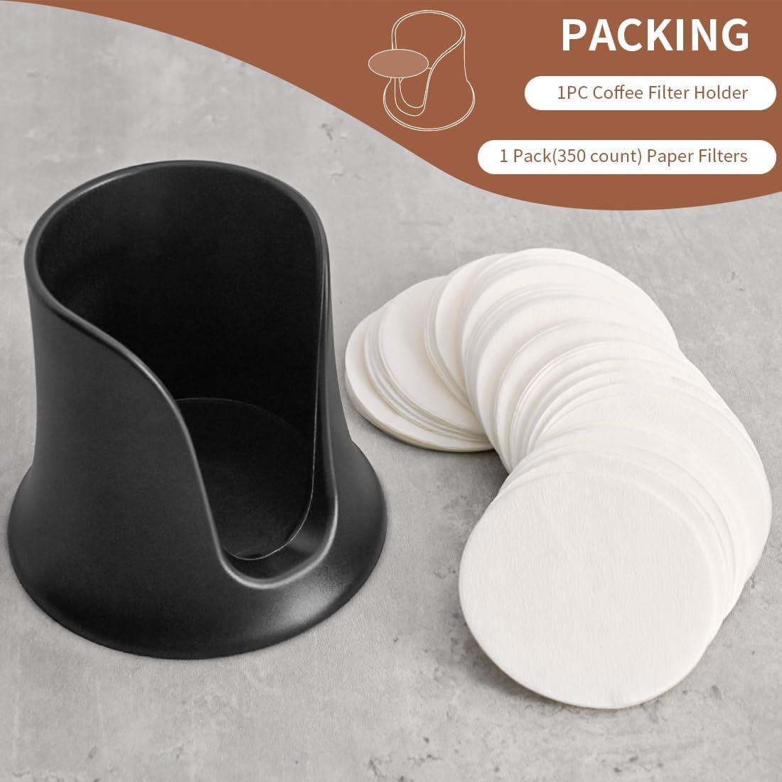 Soporte de Filtro de Café CAFEMASY con 350 Filtros 64mm