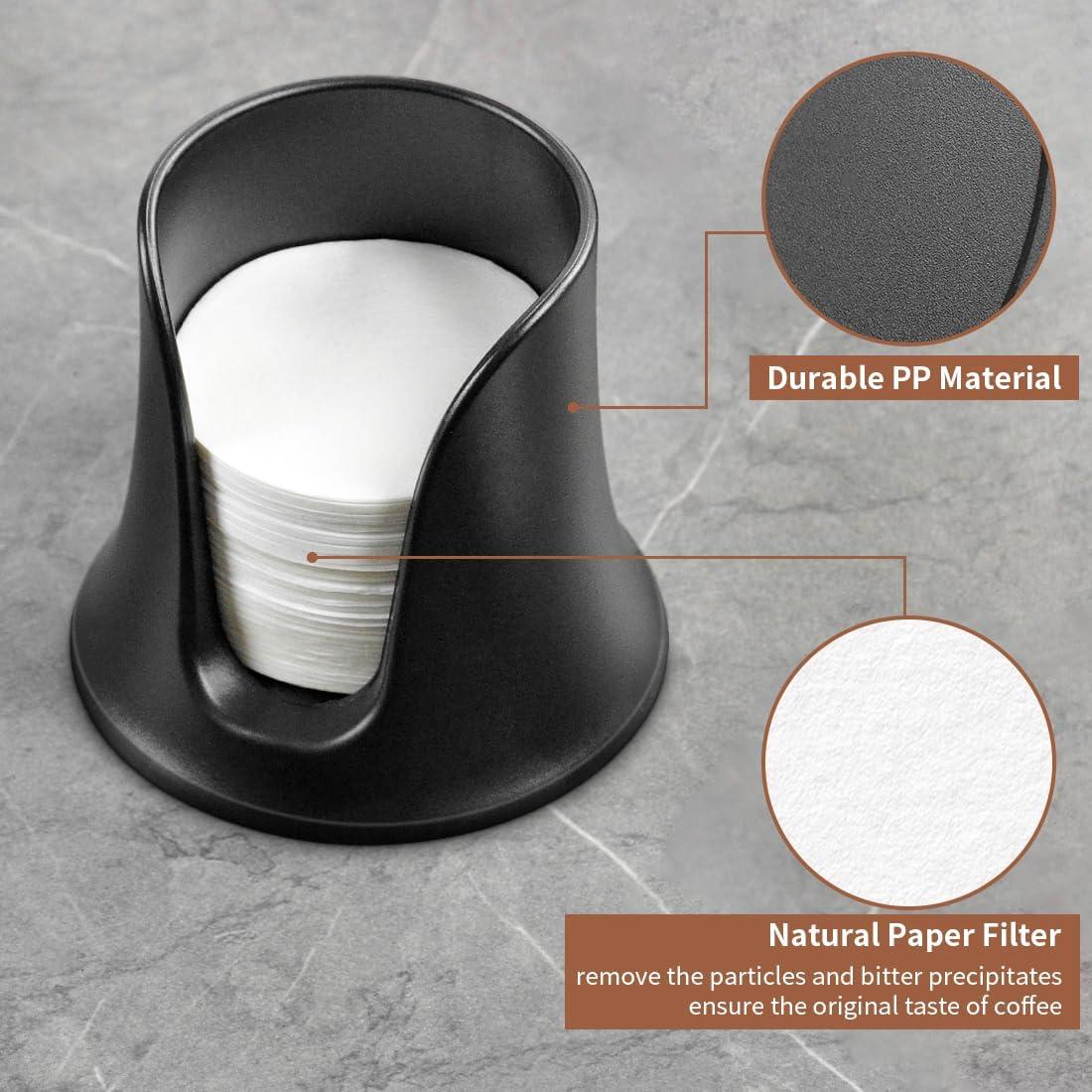 Soporte de Filtro de Café CAFEMASY con 350 Filtros 64mm