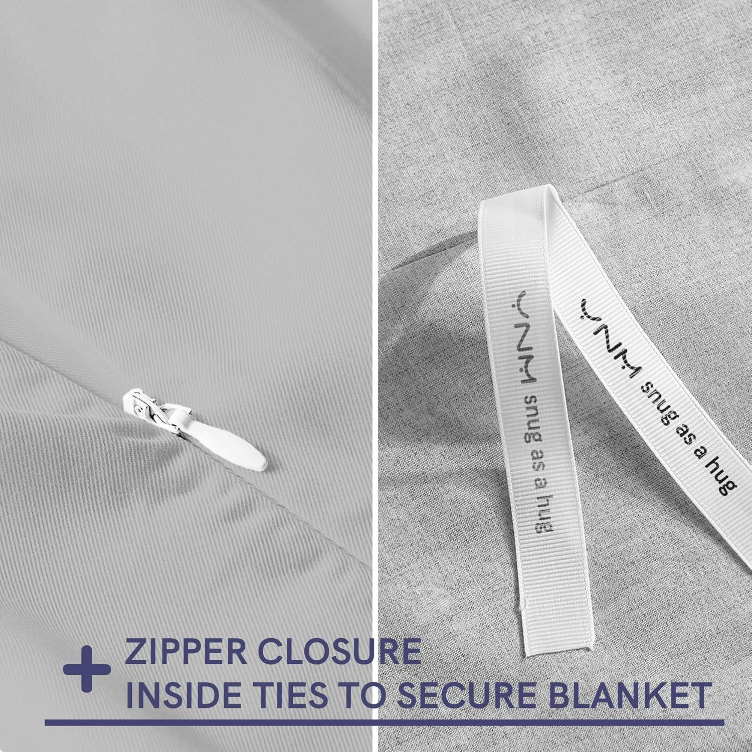 Cubierta de Edredón Refrigerante YnM 152x203cm Gris Claro