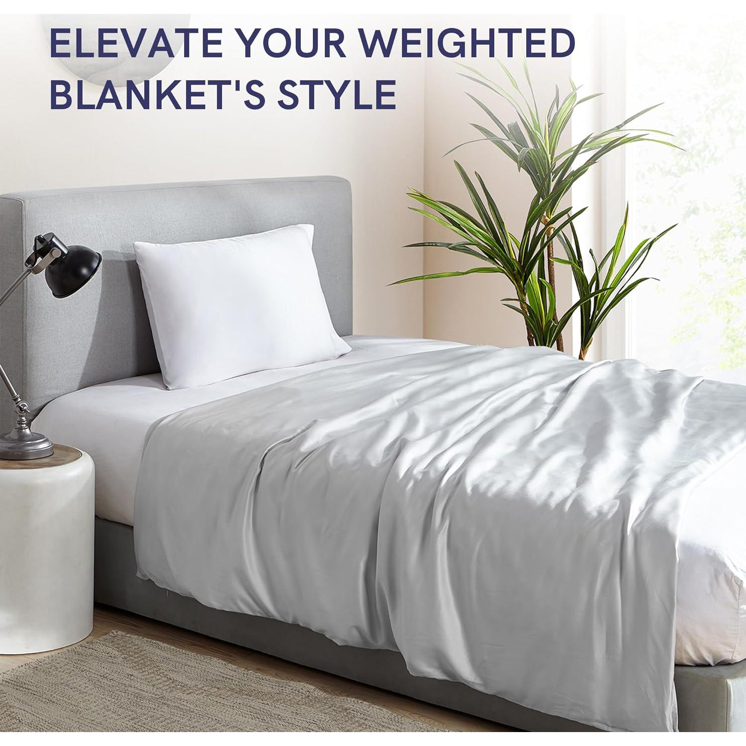 Cubierta de Edredón Refrigerante YnM 152x203cm Gris Claro