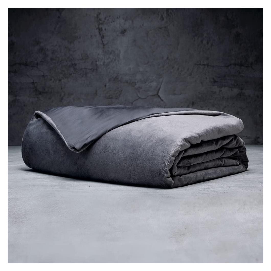 Manta con Peso LUXOME 152x203 cm 8.16 kg Reversible Gris