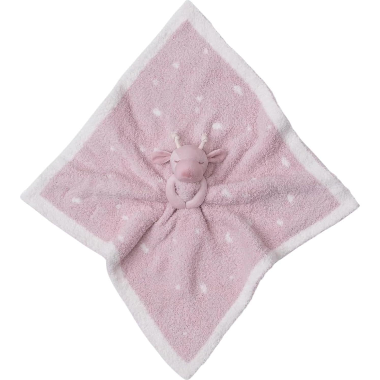 Barefoot Dreams Giraffe Lovey Rosa Polvoriento Mini Manta Suave
