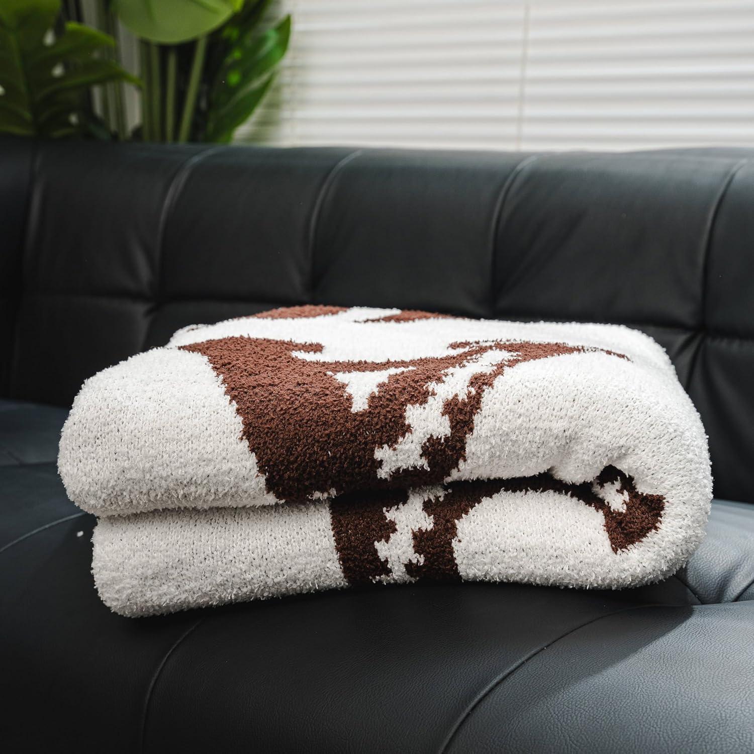 Manta de Fútbol Acogedora XING7DAY 129x160 cm Blanca