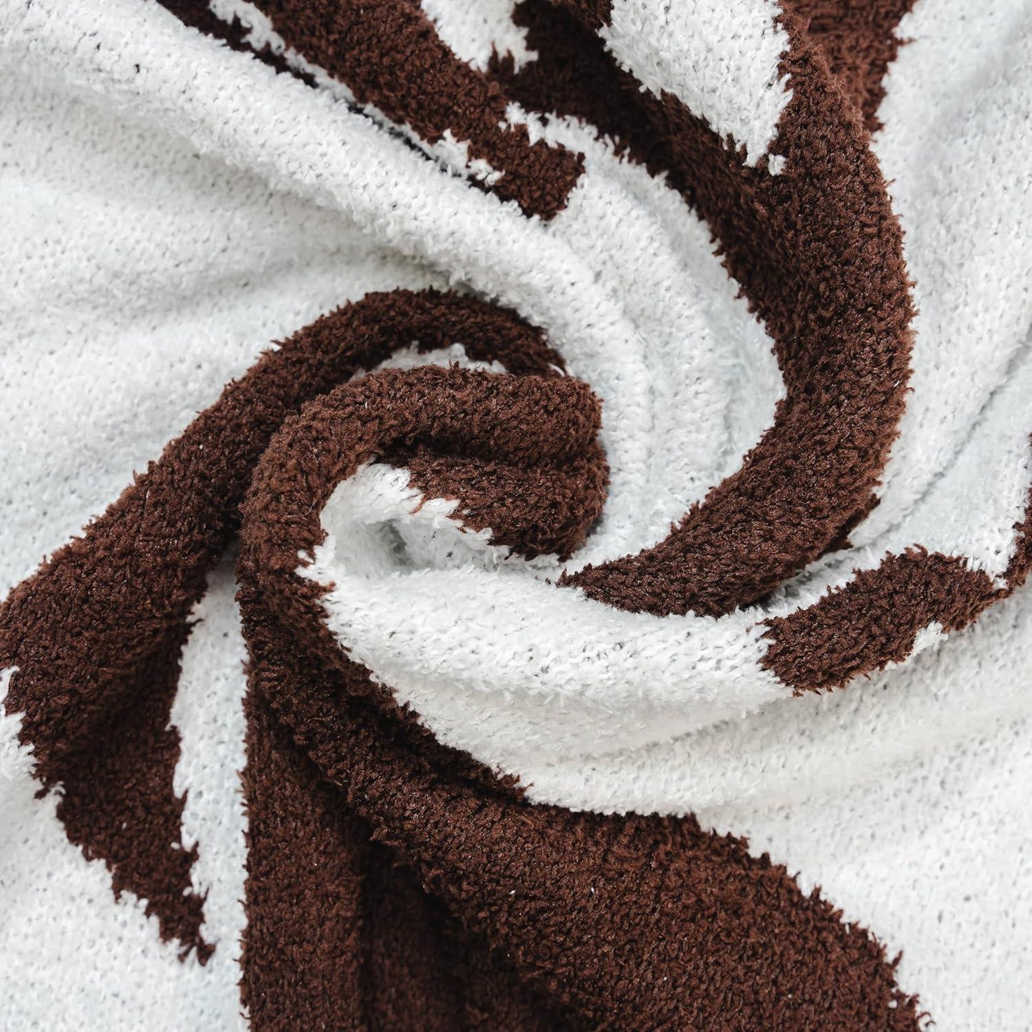 Manta de Fútbol Acogedora XING7DAY 129x160 cm Blanca