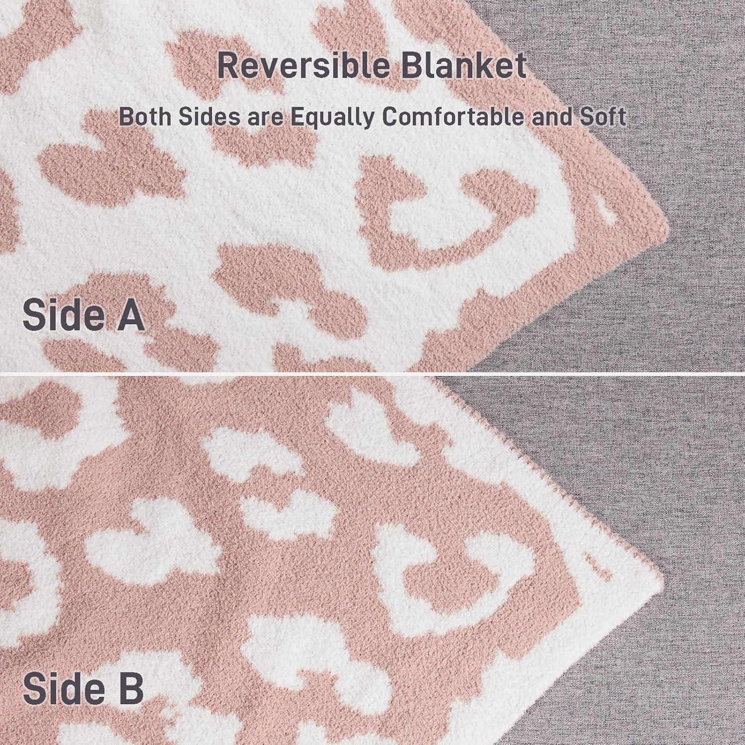 Manta de Microfibra Reversible Damonsang Leopardo 152x127 cm