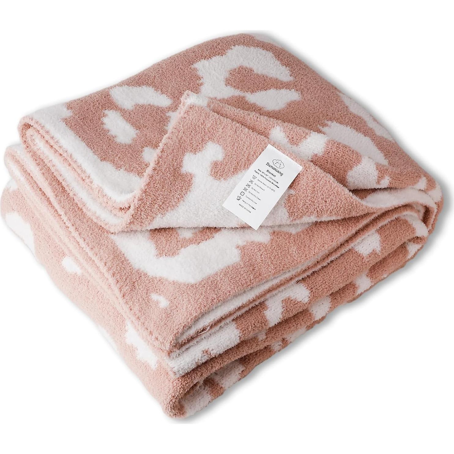 Manta de Microfibra Reversible Damonsang Leopardo 152x127 cm