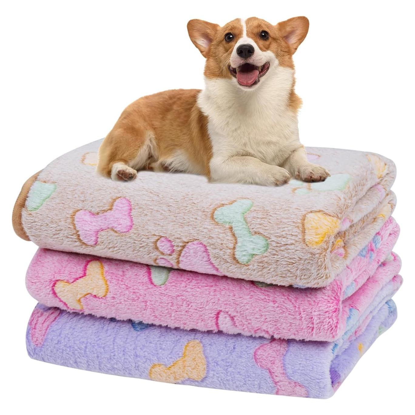 Dono 3 Mantitas para Perros Medianas Forro Polar Suave