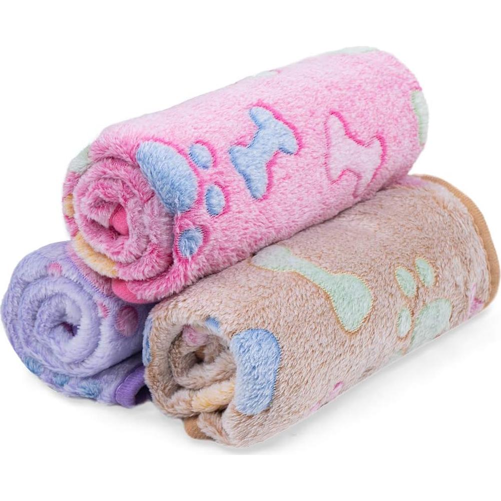 Dono 3 Mantitas para Perros Medianas Forro Polar Suave