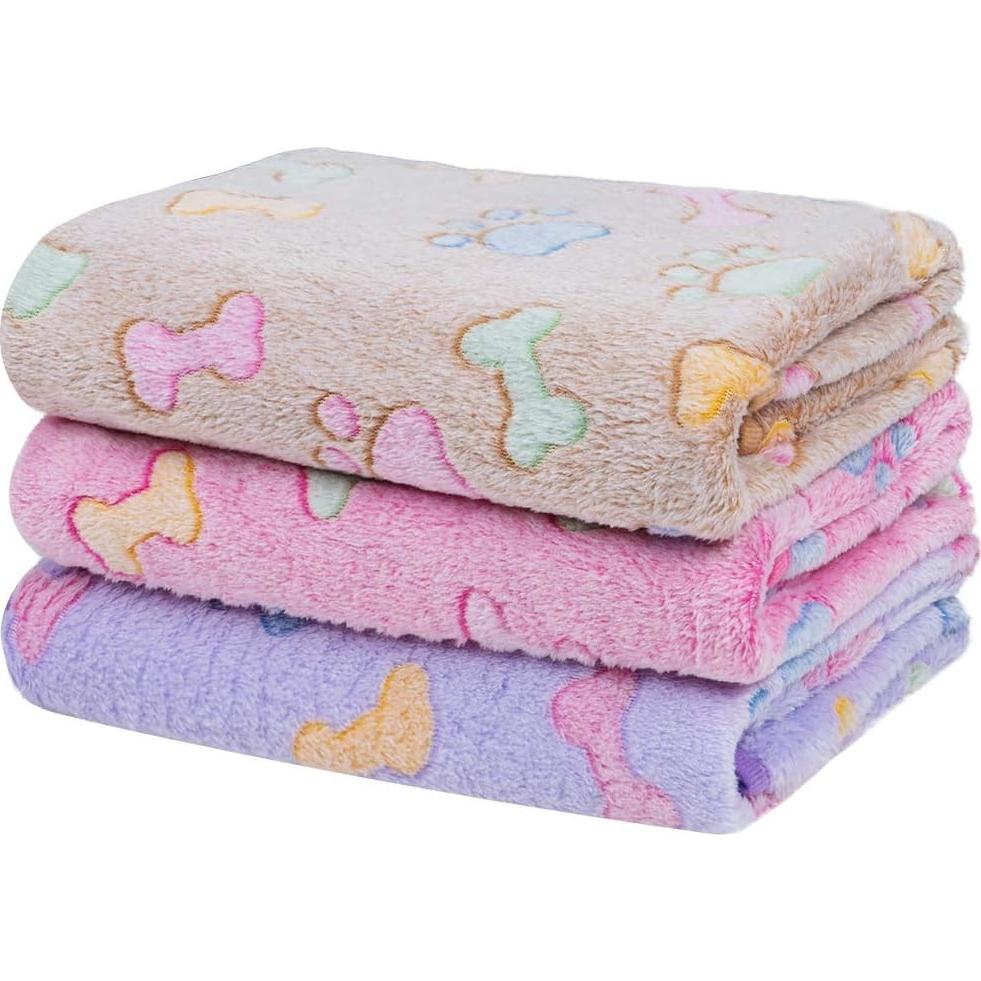 Dono 3 Mantitas para Perros Medianas Forro Polar Suave