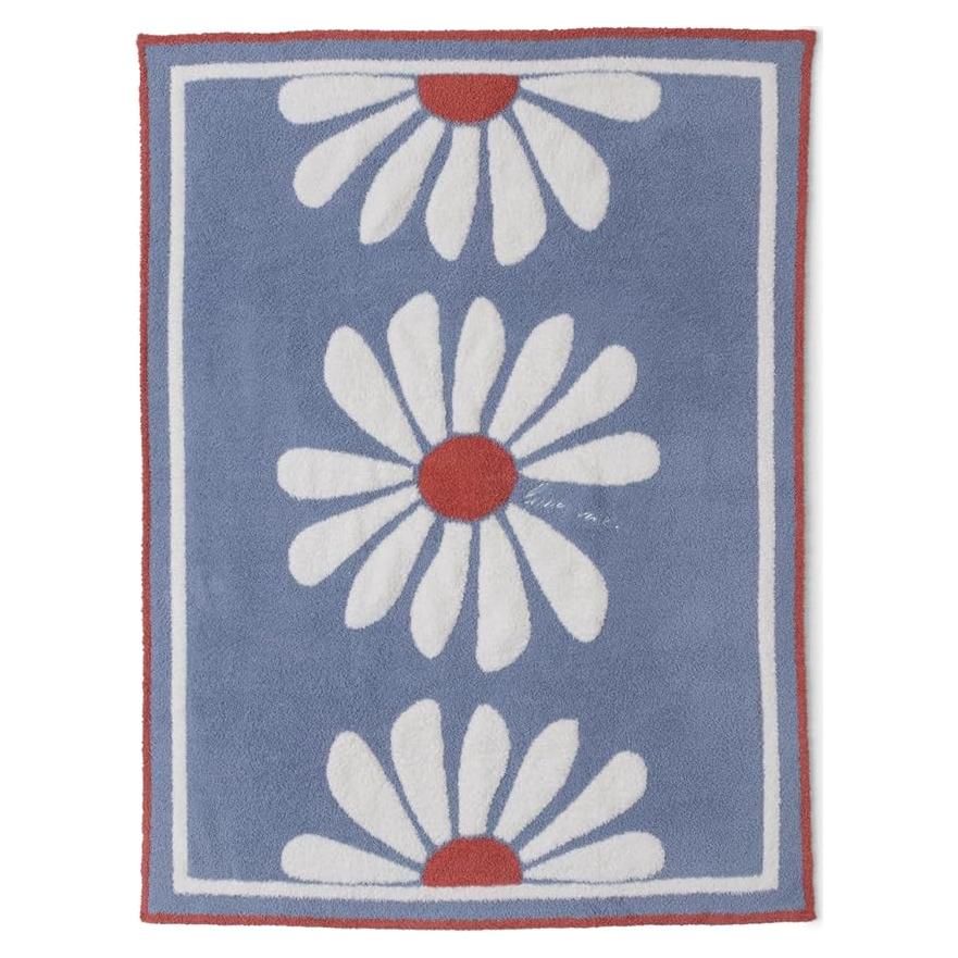 Manta de Cochecito CozyChic Daisy Barefoot Dreams 76x102cm