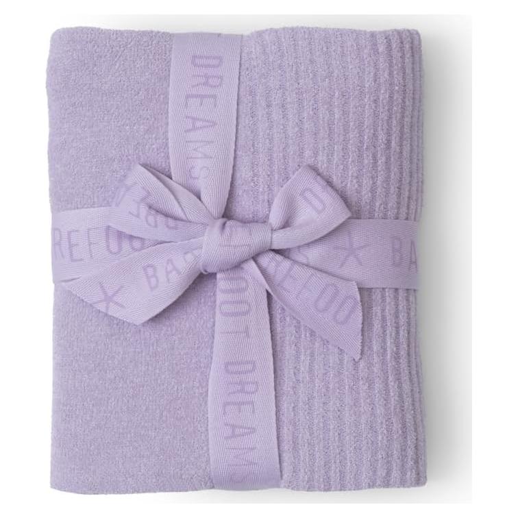 Manta de cochecito Barefoot Dreams CozyChic Ultra Lite 76x102cm Lila