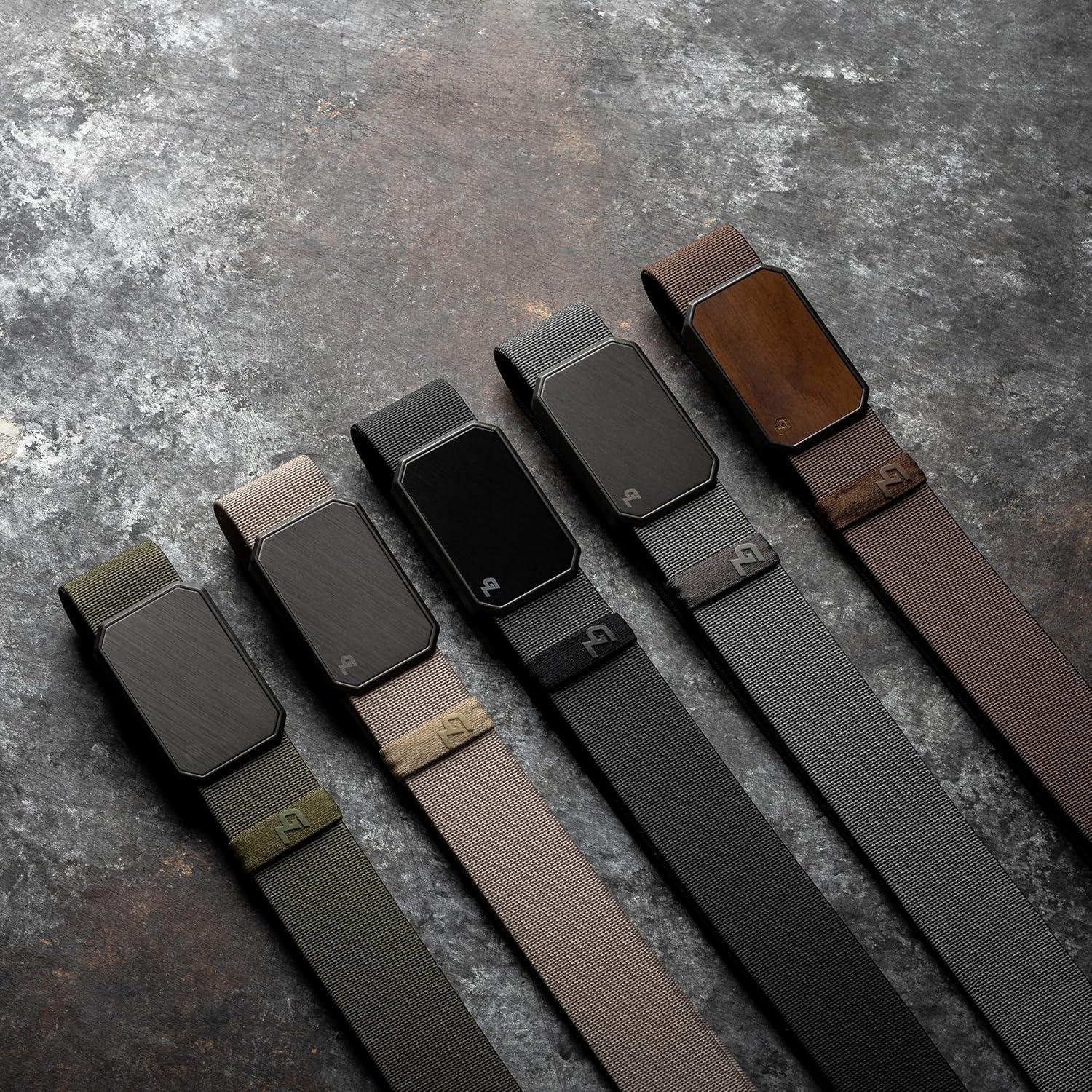 Cinturón Groove Life para hombres, nylon elástico, hebilla magnética