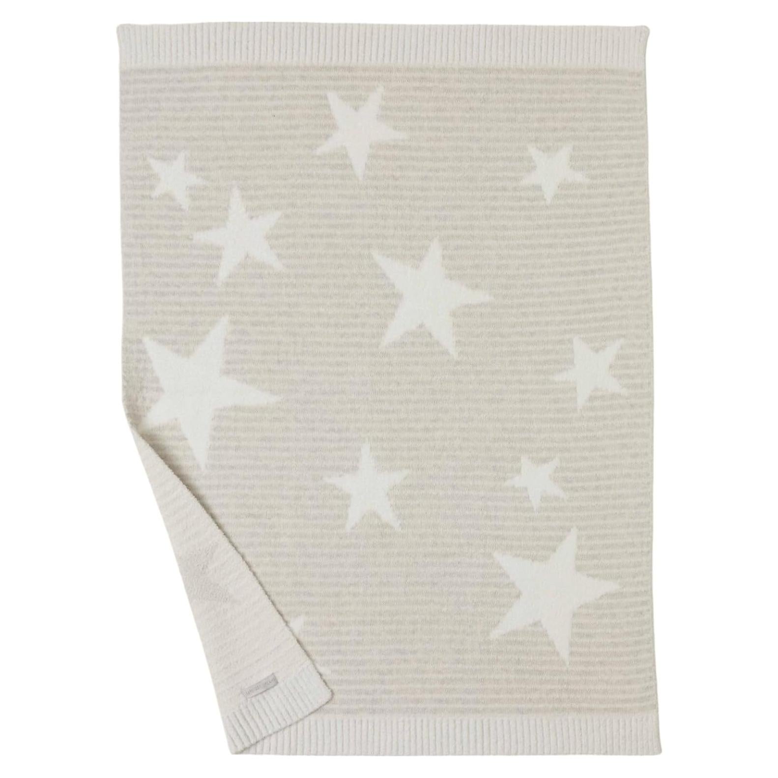 Manta de Cochecito Barefoot Dreams CozyChic Algodón Gris 76x102 cm