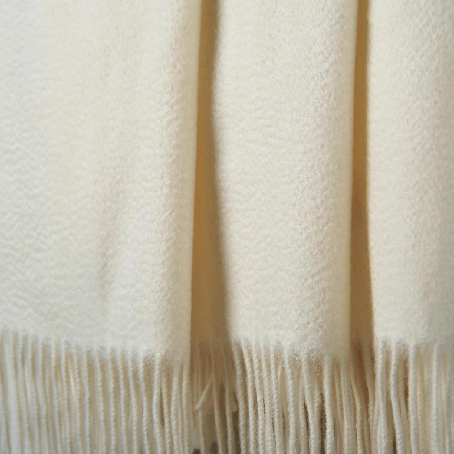 Manta de Cachemira Cuddle Dreams Marfil 127x185 cm Suave