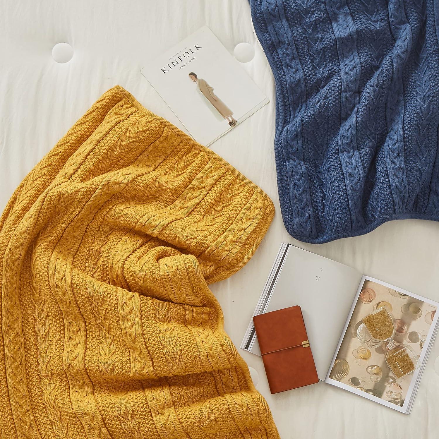 Manta de Acrílico Longhui 127x160 cm Gris Azul Reversible