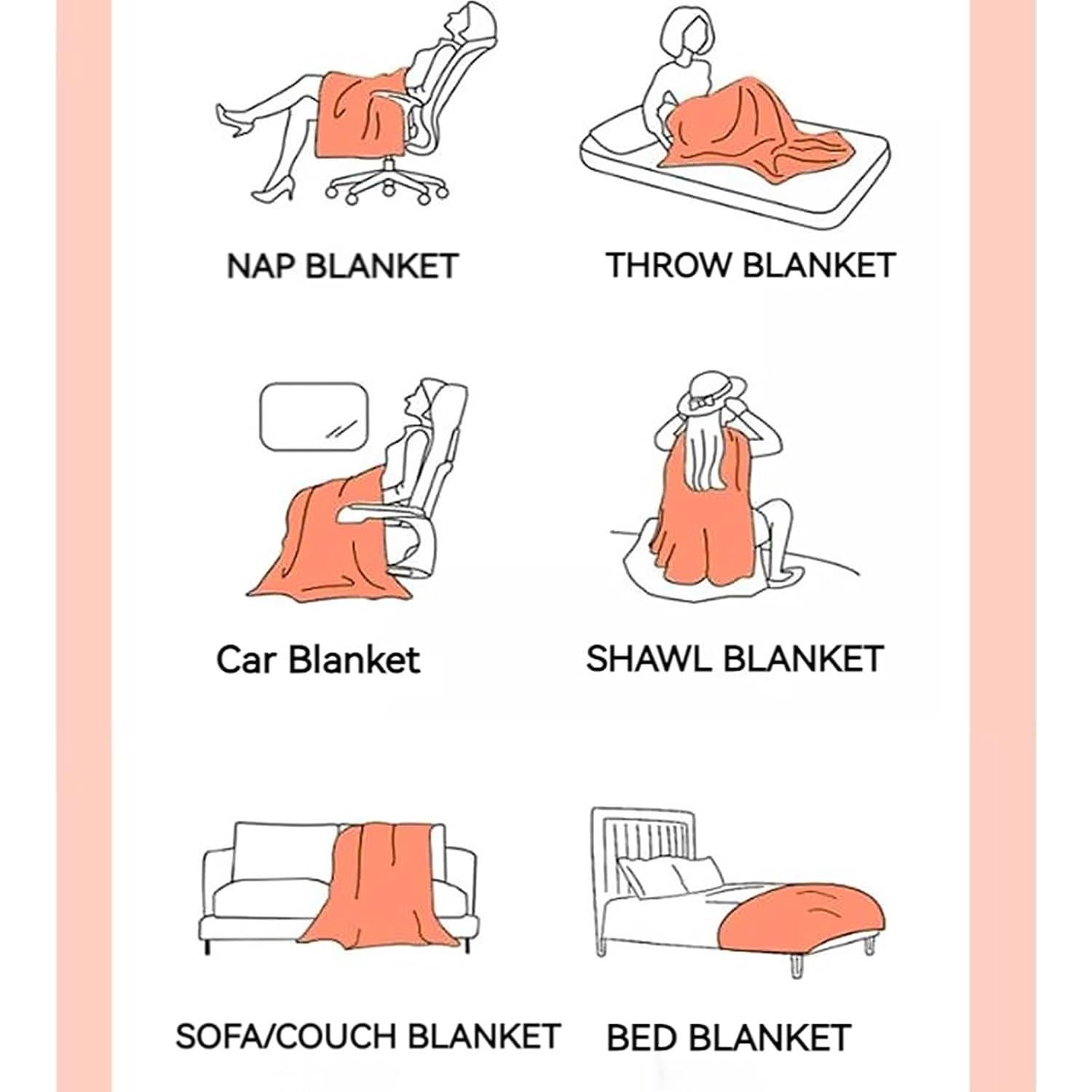 Manta de Piel Sintética UKELER 127x152cm Camello Suave