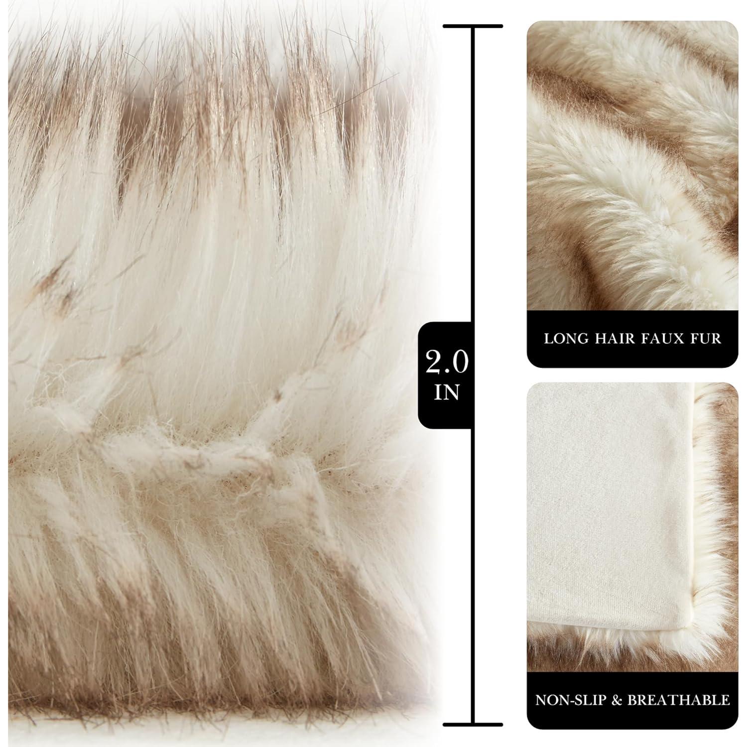 Manta de Piel Sintética Hyde Lane 127x152 cm Zorro Dorado