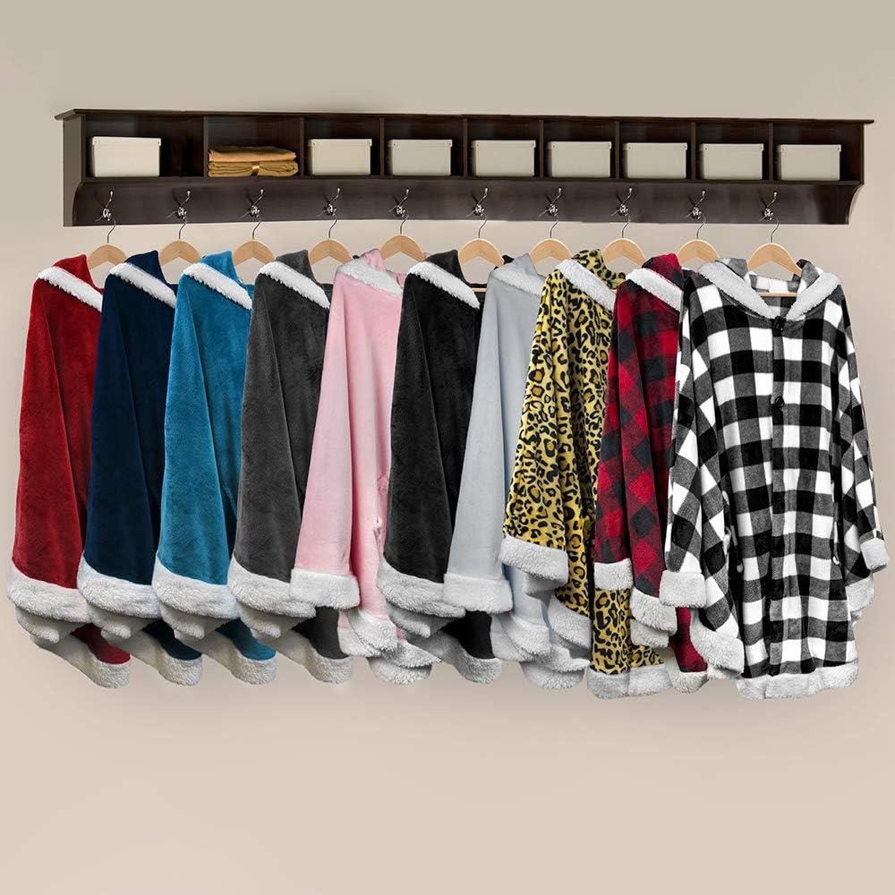 Manta Ponible PAVILIA para Mujeres Adultas - Forro Polar Gris