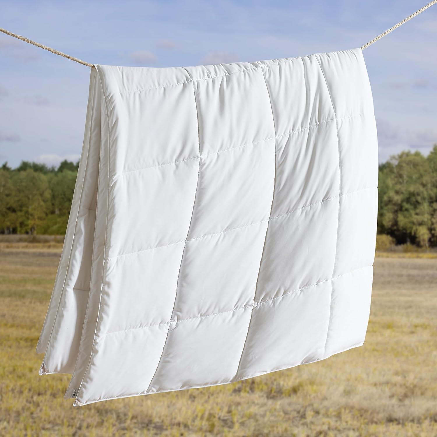 Edredón Twin UGG Danielle Blanco Esponjoso Lavable a Máquina