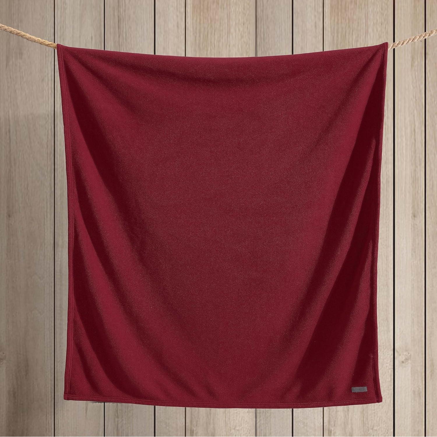 Manta de Lanzamiento Reversible Eddie Bauer 152x127 cm Rojo