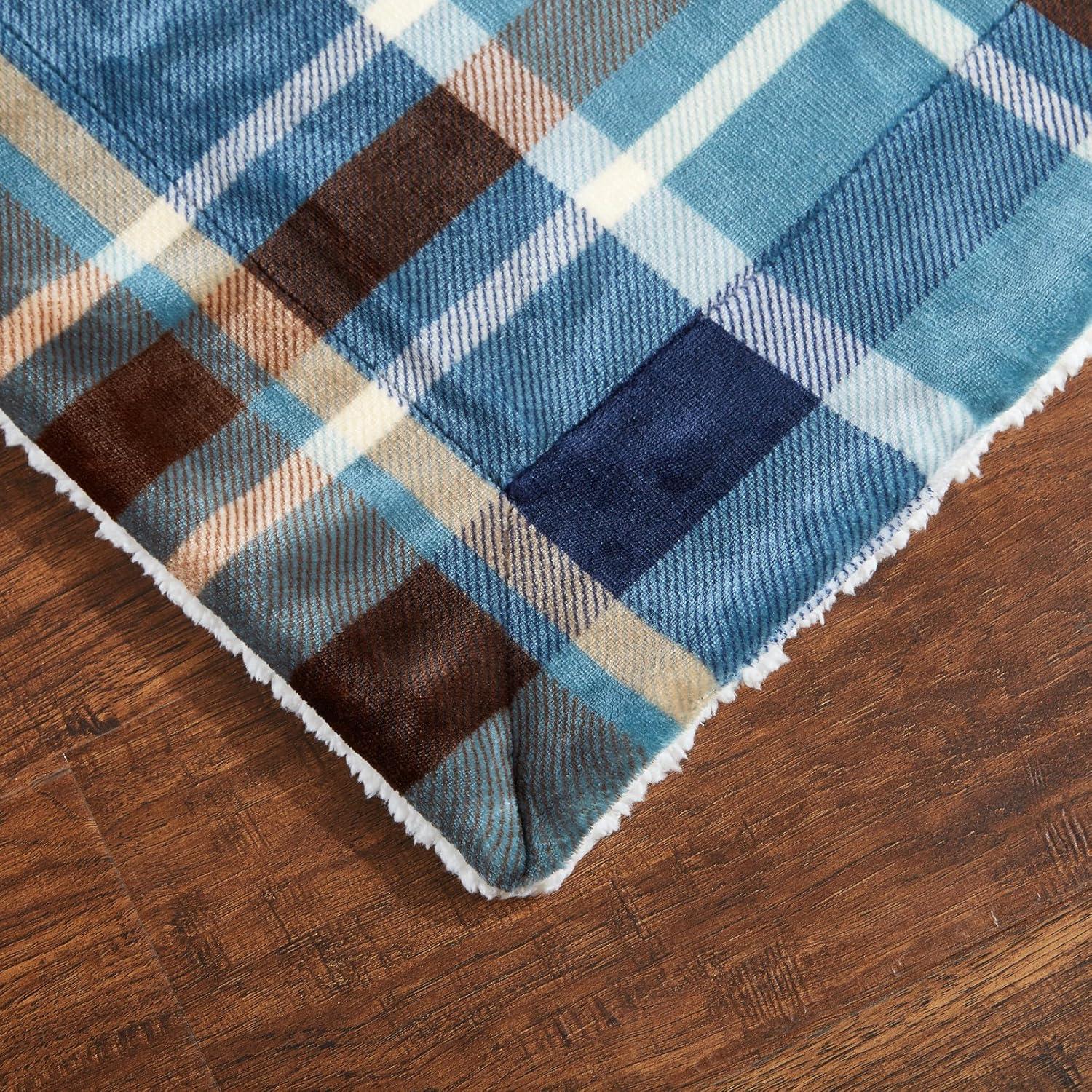 Manta de Sherpa MERRYLIFE 152x178 cm Color Groenlandia