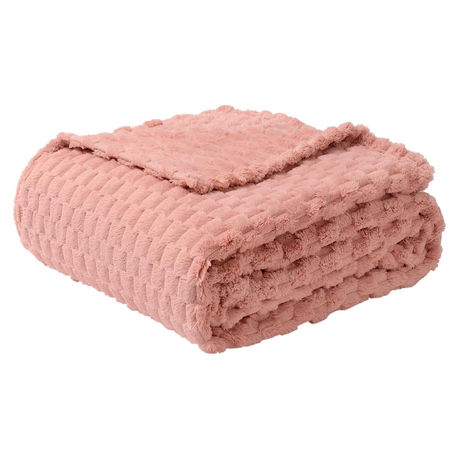 Manta de Forro FY FIBER HOUSE 101.6x127 cm Rosa Suave