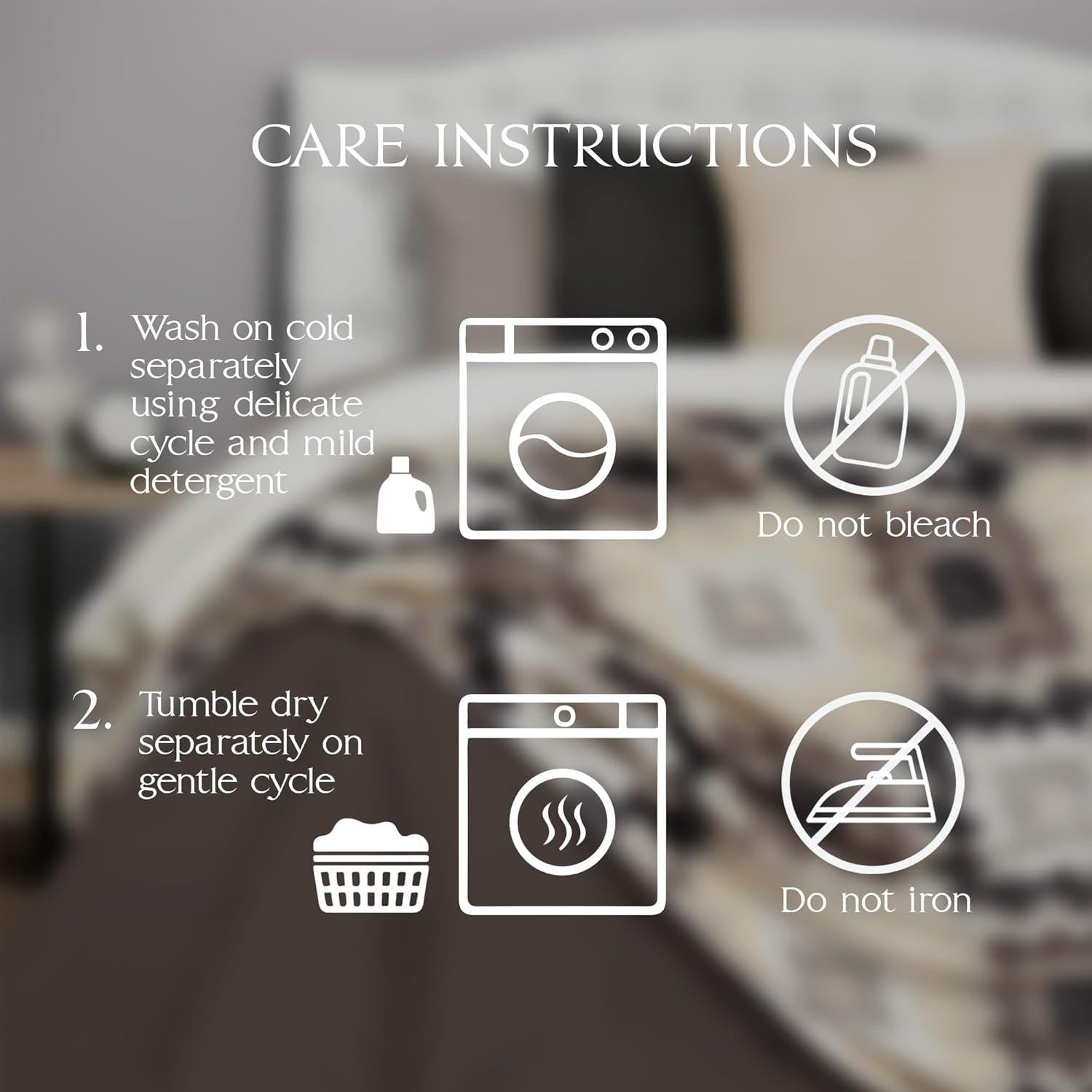 Manta de lanzamiento Northwest Nadira Ikat 127x152 cm Sherpa