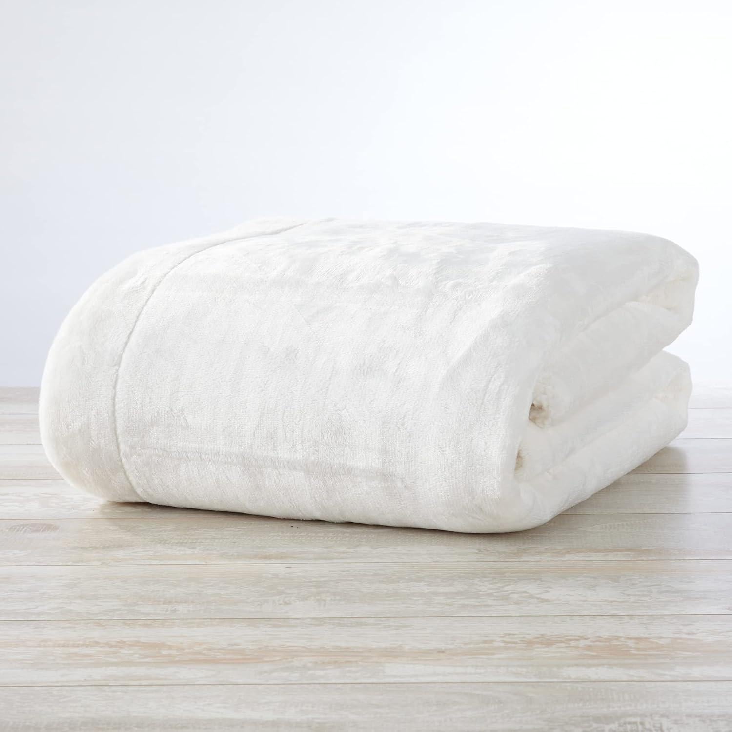 Manta de Forro Polar Gran Bay Home Plush Sherpa 127x152 cm Blanca