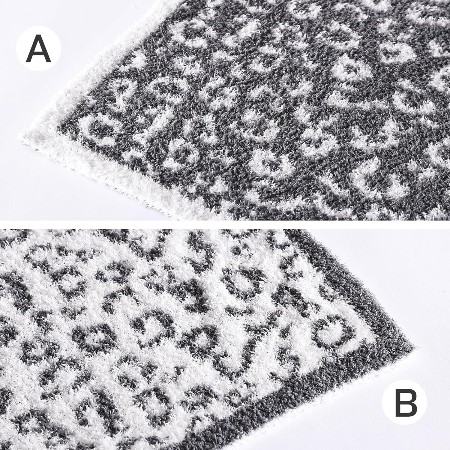 Manta Panku Leopardo Jacquard 127x152 cm Gris Suave