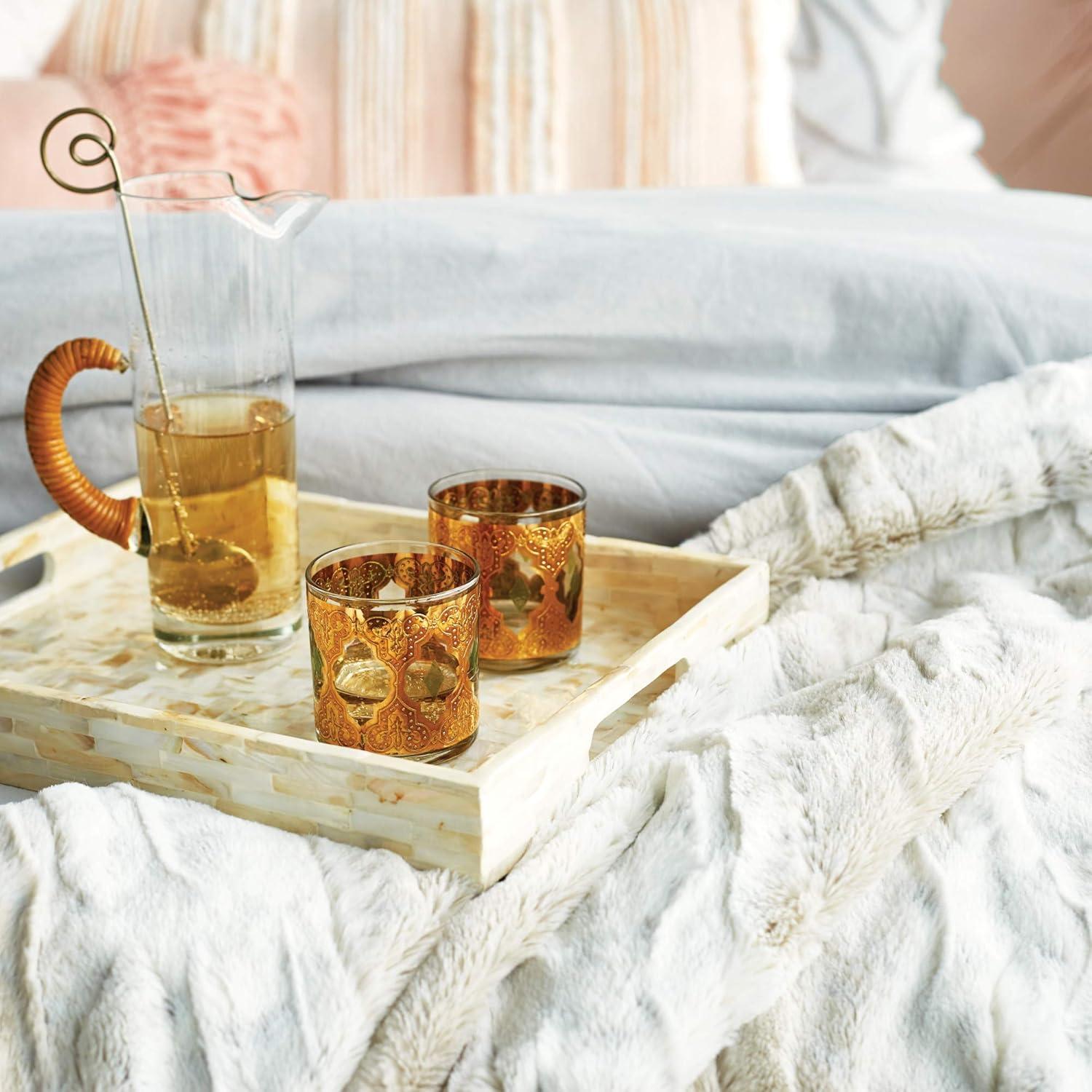 Manta de piel sintética Peri Home Leopardo Marfil 127x152 cm